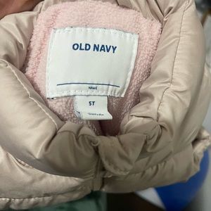 Toddler girl light pink vest